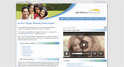 Desktop Screenshot of davincisurgery.com